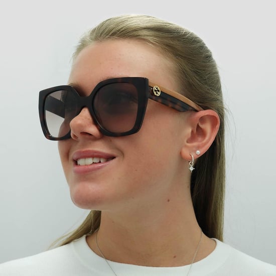 Gucci GG1300S 003 havana kristal bruin gradiÃ«nt zonnebril - Image 6
