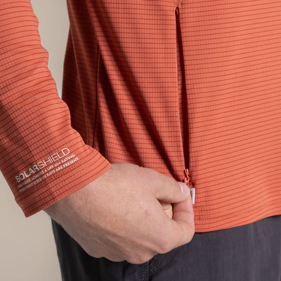 Craghoppers Heren Nosilife Half Zip Pullover (Donkere Sahara) - Image 5
