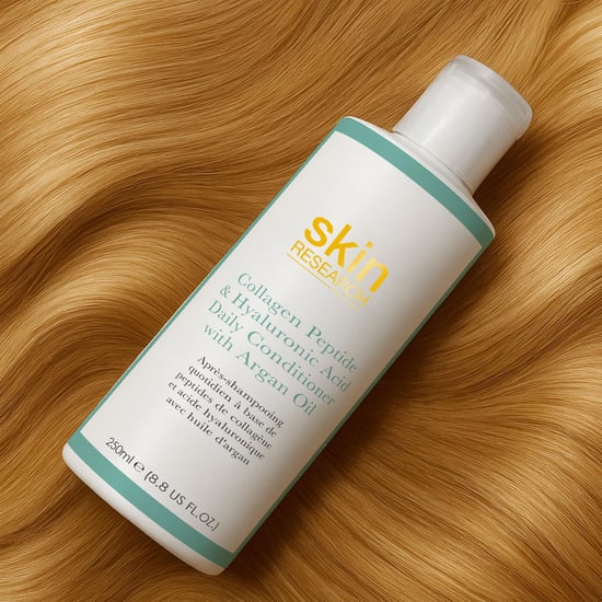 Skin Research Collagen Peptide & Hyaluronic Acid Daily Conditioner with Argan Oil 250ml - Image 3