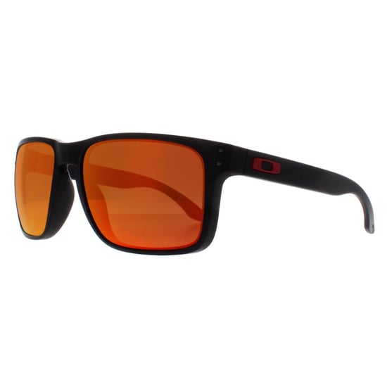 Oakley Square Mens Matt Black Prizm Ruby zonnebril - Image 2