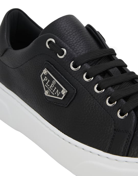 Leather Lo-Top Sneakers Iconic Plein - Image 2