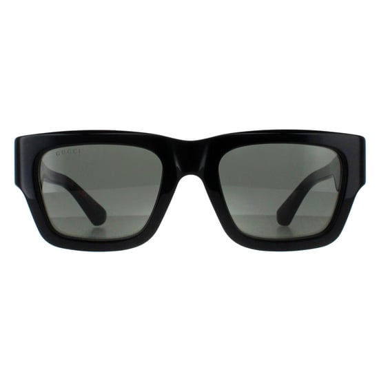 Gucci Vierkant Heren Zwart met Havana Grijs GG1668S - Image 1
