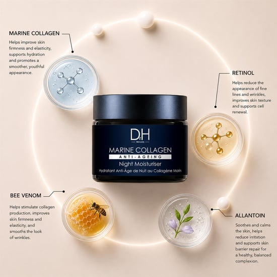 Dr H Marine Collagen Anti-Aging Nachtcrème 60ml - Image 2