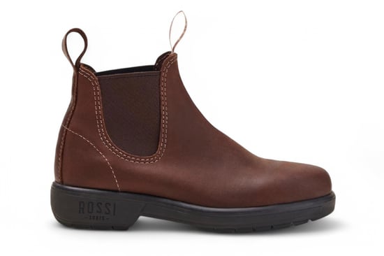 Rossi 303 Endura Redwood Bruine Leren Chelsea Laarzen - Image 1