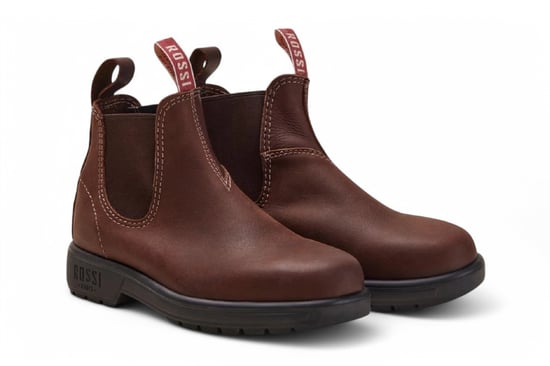 Rossi 303 Endura Redwood Bruine Leren Chelsea Laarzen - Image 3