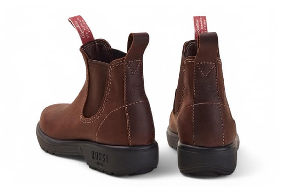 Rossi 303 Endura Redwood Bruine Leren Chelsea Laarzen - Image 5