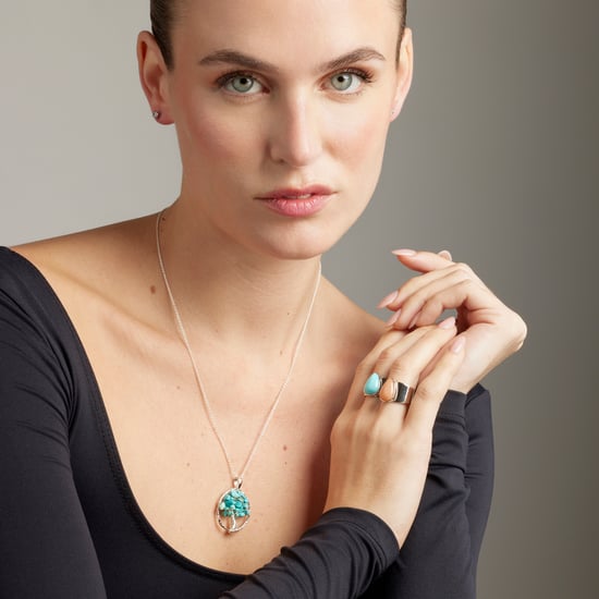 Luxenter sheak agaat blauwe ring - Image 2