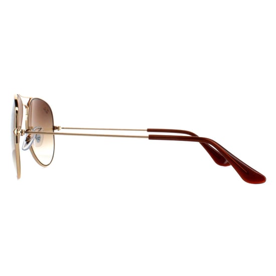 Ray-Ban Aviator unisex goud bruin gradiënt zonnebril RB3025 - Image 3