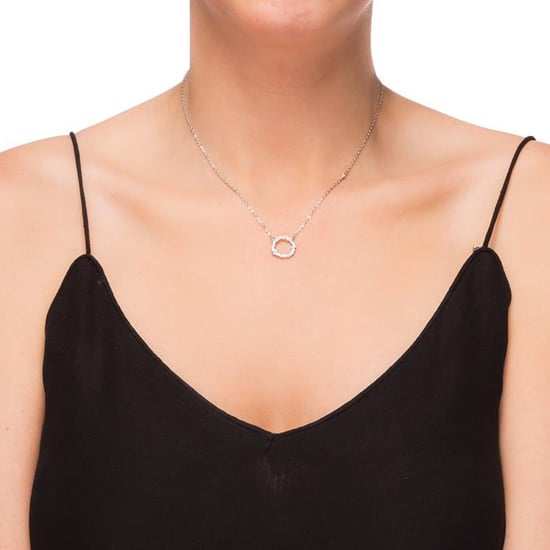 Luxenter Sterling zilveren 925 ketting met gerhodineerde briljant zirkonia - Thilak - Image 2