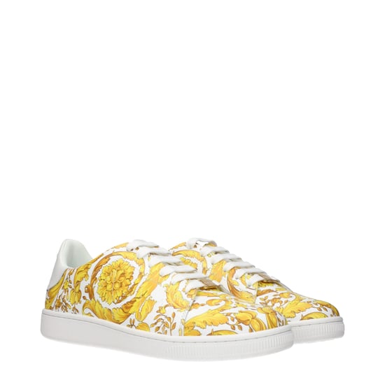 Versace Witte Leren Sneakers - Image 2