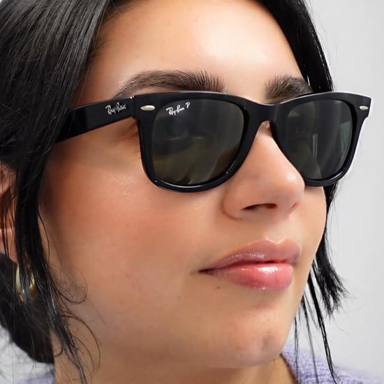 Ray-ban rechthoek unisex schildpad bruin gepolariseerde zonnebril - Image 6