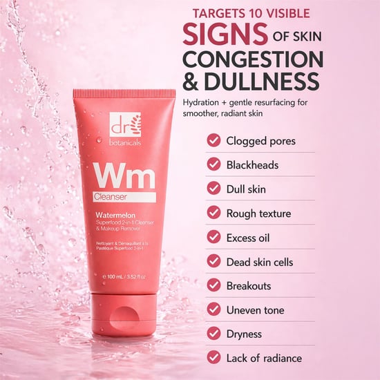 Dr. Botanicals Watermeloen Superfood Anti-Aging 2-in-1 Reiniger 100ml met glycolzuur en salicylzuur - Image 3