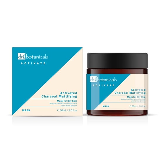 Dr Botanicals Activate Houtskool Mattifying Masker voor Vette Huid 60ml - Image 1