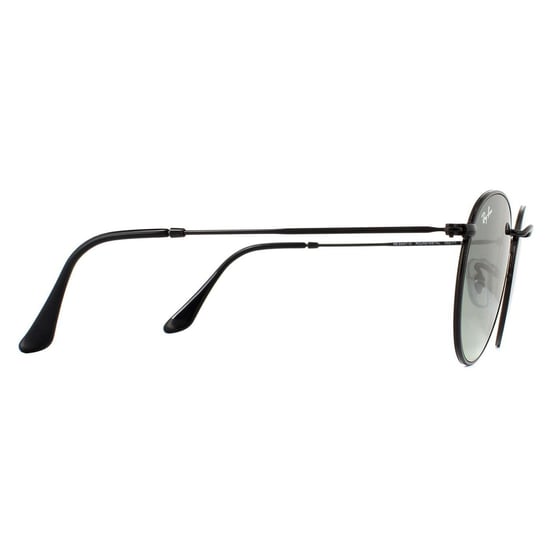 Ray-Ban Zonnebril Ronde Platte Lenzen 3447n 002/71 Zwart Grijs Verloop 50mm - Image 4
