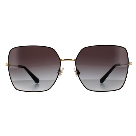 Dolce & Gabbana zonnebril DG2242 13348G Zwart goud zwart grijze gradiënt - Image 1
