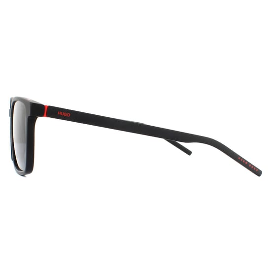 Hugo van Hugo Boss Square Mens mat zwart grijze zonnebril - Image 3