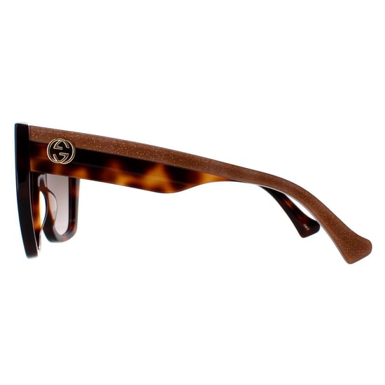 Gucci GG1300S 003 havana kristal bruin gradiÃ«nt zonnebril - Image 3
