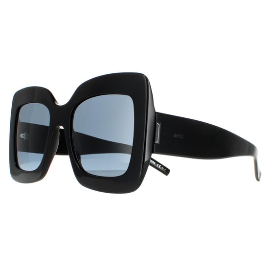 Hugo Boss Vierkant Dames Zwart Grijs Boss 1385/s - Image 2