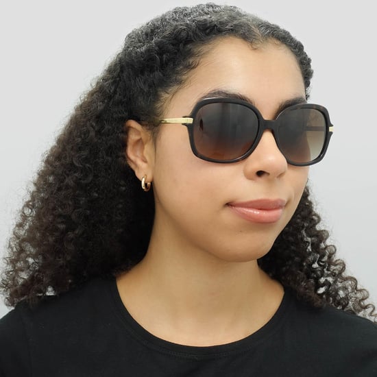 Michael Kors Square dames donkere schildpad goud bruin gradiënt zonnebril - Image 5