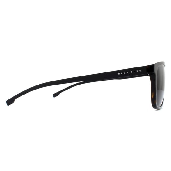 Hugo Boss Square Mens Dark Havana Green Zonnebril - Image 4