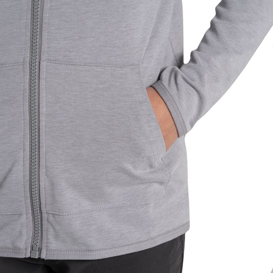 Craghoppers Frey Nosilife Hooded Jacket voor kinderen/Kinderen (Zachtgrijs mergel) - Image 4