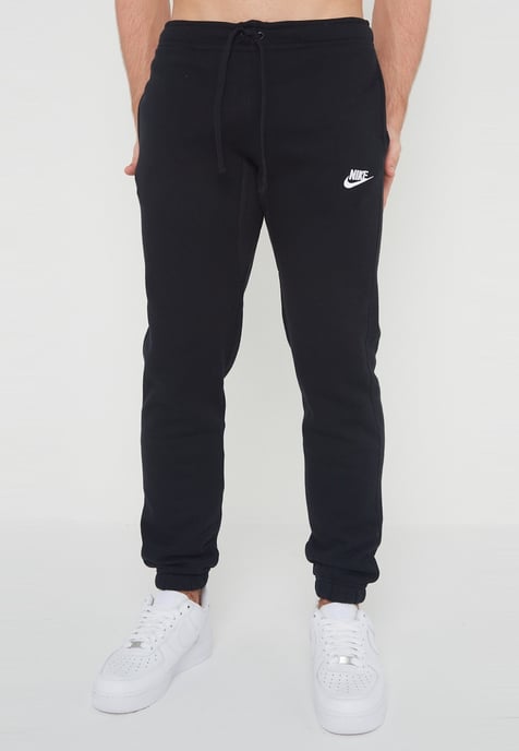 Nike fleece joggingbroek voor heren in zwart - Image 1