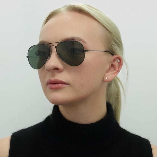 Ray-Ban Zonnebril Aviator 3025 Zwart Groen Gepolariseerd 002/58 - Image 5