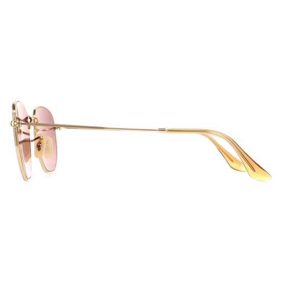 Ray-Ban Vierkant unisex gepolijst goud bruin gradiënt zeshoekige rb3548n - Image 3