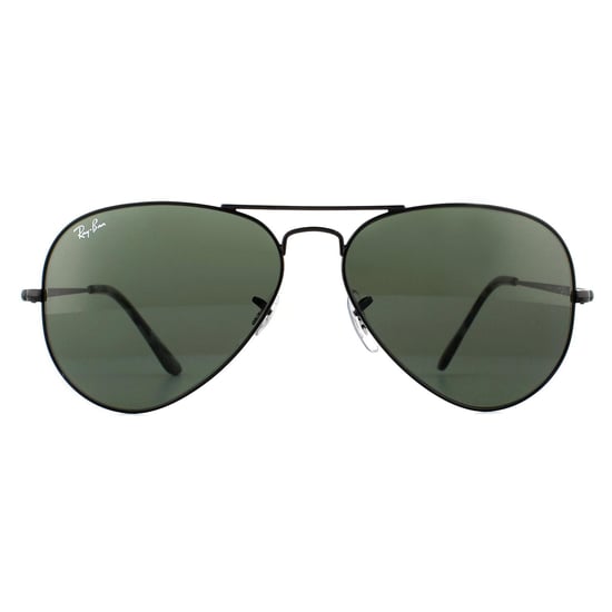 Ray-Ban Zonnebril Aviator Metal II RB3689 914831 Zwart Groen - Image 1