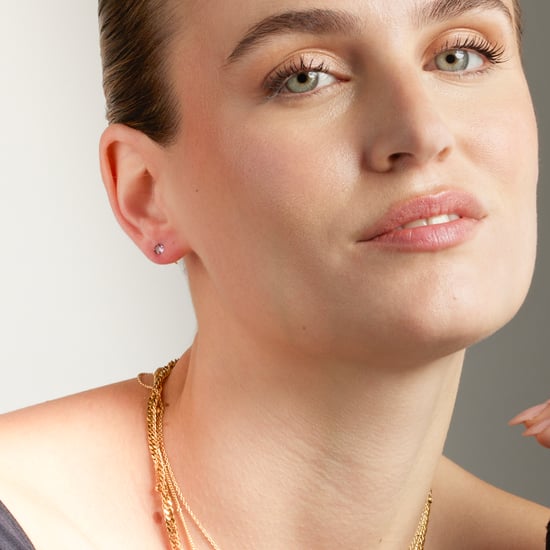 Luxenter oorbellen, 925 sterling zilver en 18K vergulde amethist zirkonia oorbellen - Image 2