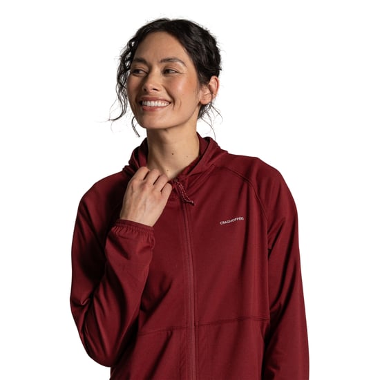 Craghoppers Dames/Dames Aya Nosilife Hooded Jacket (Riad Rood) - Image 4