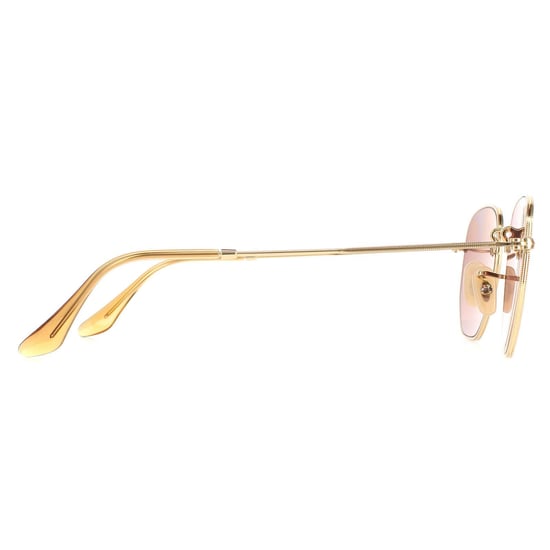 Ray-Ban Vierkant unisex gepolijst goud bruin gradiënt zeshoekige rb3548n - Image 4