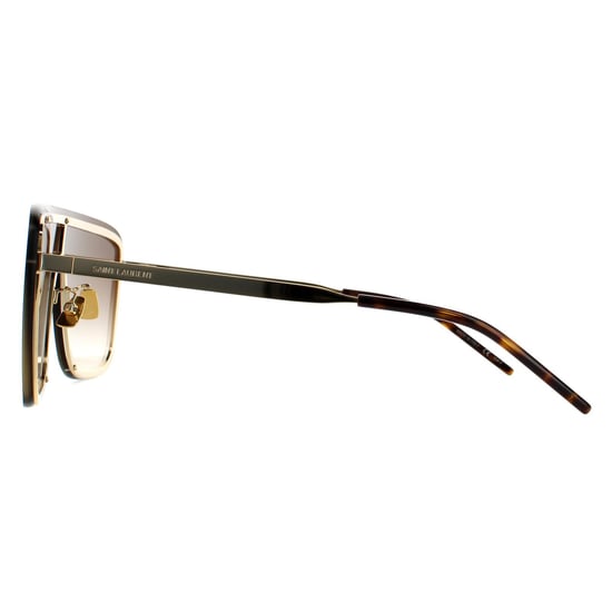 Saint Laurent zonnebril SL 364 Mask 006 Gold Brown Gradiënt - Image 3