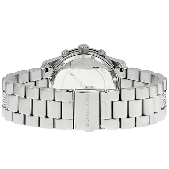Michael Kors MK5825 Runway Chronograaf Dames Zilveren Horloge - Image 6
