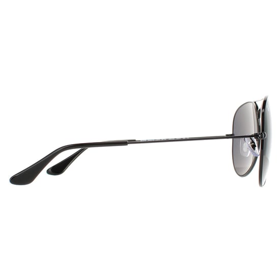 Ray-Ban Piloten unisex gepolijst zwart zwart gepolariseerde vlieger 3025 - Image 4
