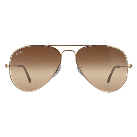 Ray-Ban Aviator unisex goud bruin gradiënt zonnebril RB3025 - Image 1
