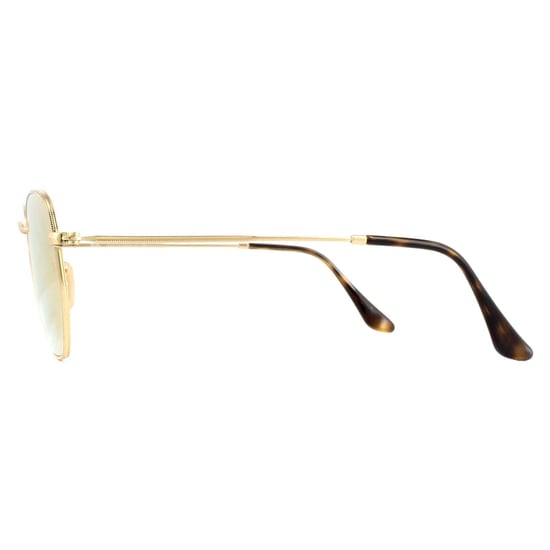 Ray-Ban Vierkant Unisex Goud Koperen Flash Spiegel RB3548N Zeshoekig - Image 3