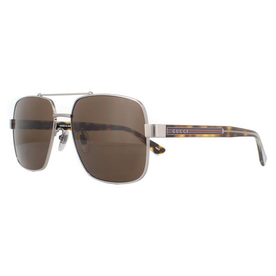 Gucci Zonnebril GG0529S 002 Ruthenium Havana Bruin - Image 2