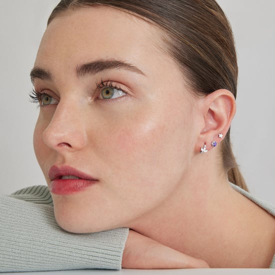 Luxenter, 925 sterling zilveren en gerhodineerde amethist oorbellen met zirkonia - Image 2