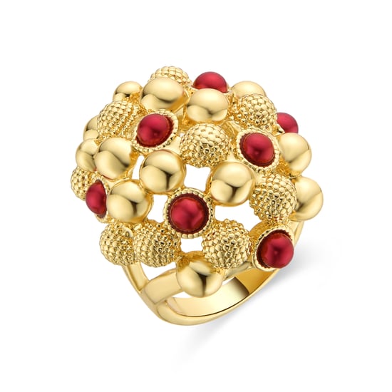 Luxenter ring afgewerkt in 18k geel goud - Xiglor - Image 1