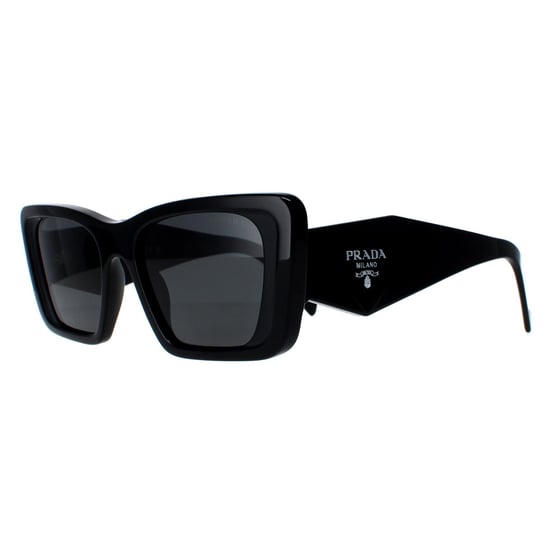 Prada PR08YS 1AB5S0 zwarte donkergrijze zonnebril - Image 2