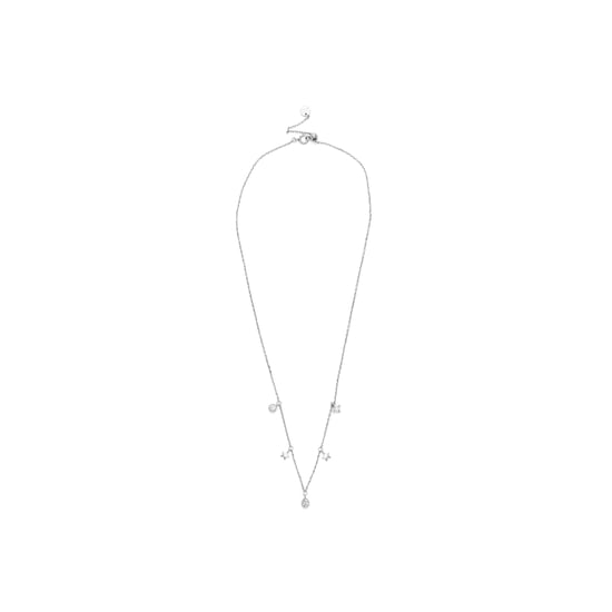 Luxenter Sterling zilveren 925 ketting met gerhodineerde briljant zirkonia - Ster - Image 3