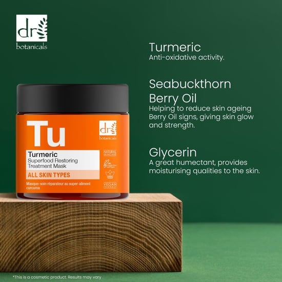 Dr. Botanicals Kurkuma Superfood Anti-Aging Herstellend Masker 60ml - Image 2