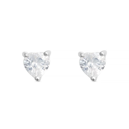 Luxenter oorbellen, eqoyi in 925 sterling zilver en glanzende gerhodineerde cubic zirconia - Image 1