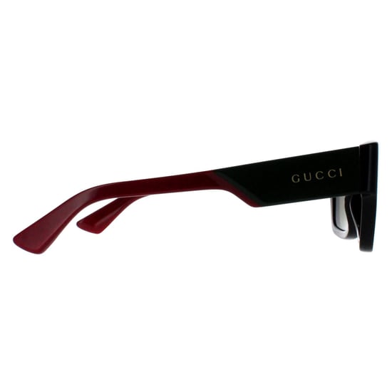 Gucci vierkant heren zwart met groen en rood GG1668S - Image 4