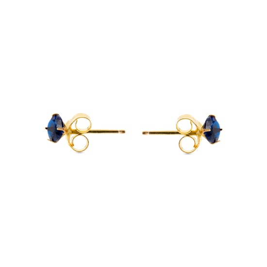 Luxenter oorbellen, 925 sterling zilver, otieno en blauw topaas hydrothermale kwarts met 18K vergulde afwerking - Image 3