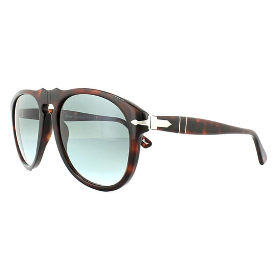 Persol Aviator Mens Dark Havana Lichtblauwe gradiënt zonnebril - Image 2