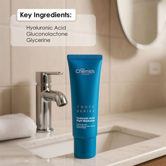 skinChemists 1% Hyaluronzuur Anti-Aging Nachtcrème 50ml - Image 5
