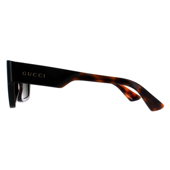 Gucci vierkant heren donkerbruin met havana groen GG1668S - Image 3