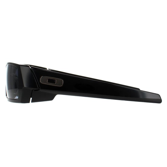 Oakley Wrap Heren Gepolijst Zwart Grijs Zonnebril - Image 3
